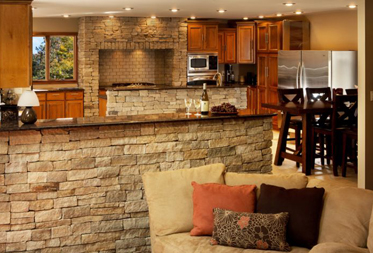 Beautiful veneers wall